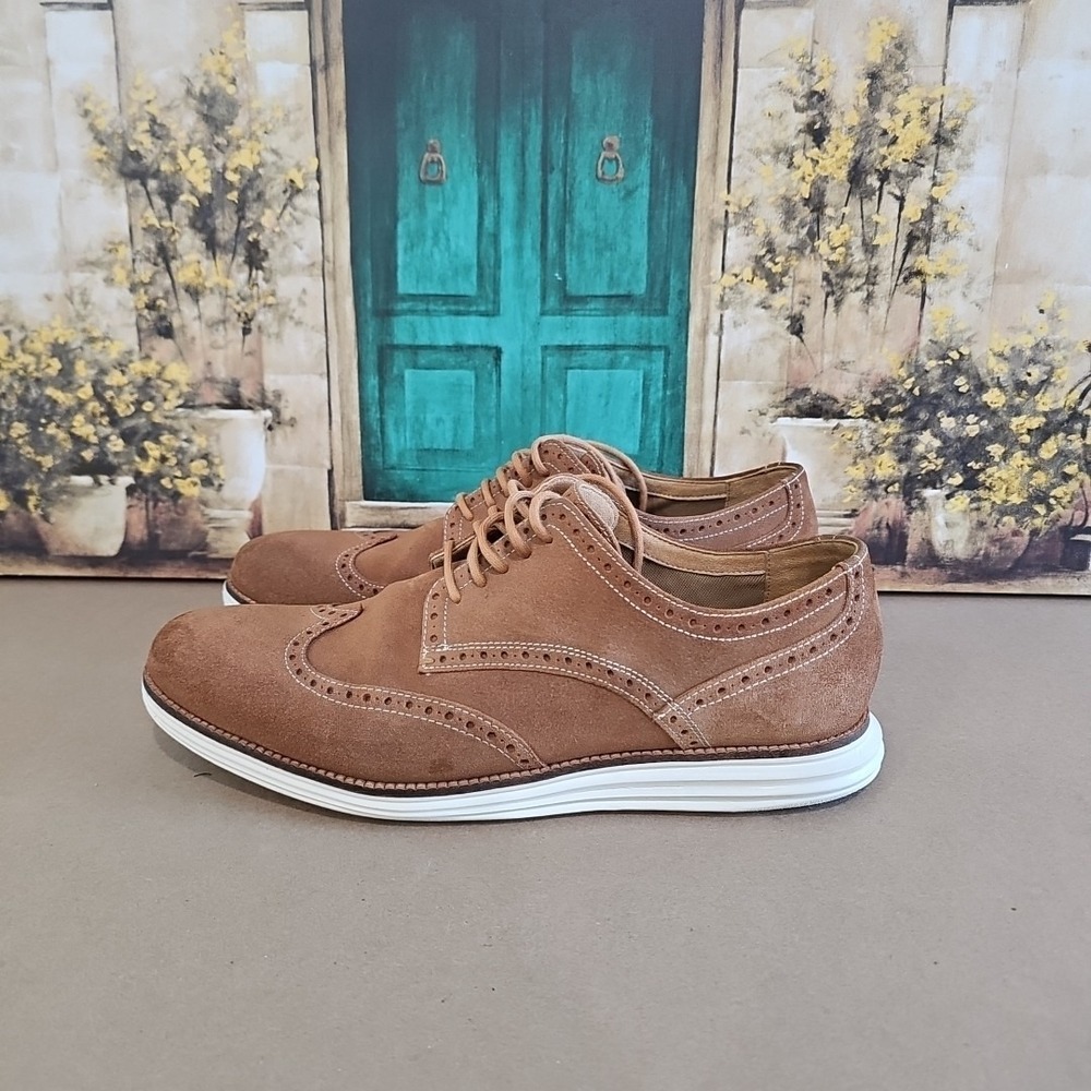 EUC Cole HaanGrandOriginal Wingtip Oxford - C22511 C- Brown - 11.5 M